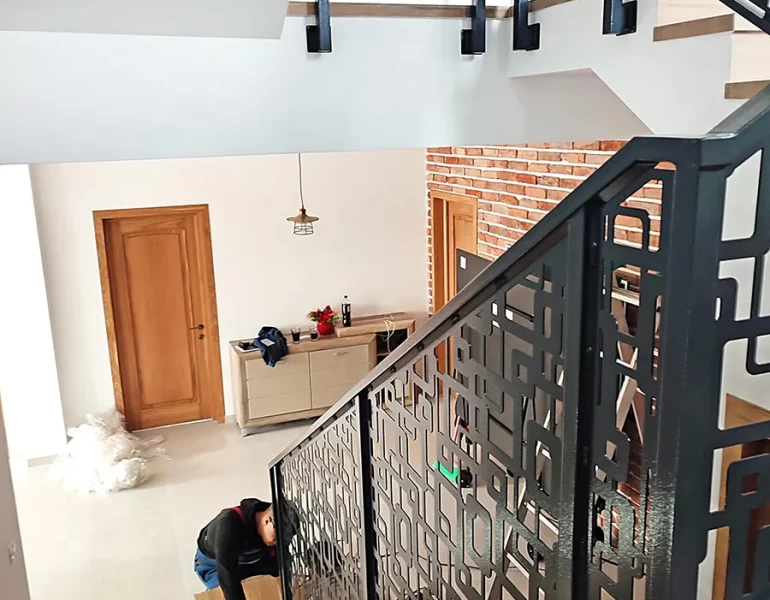 Balustrade interioare din tabla decupata modele personalizate Cod: 1093-4