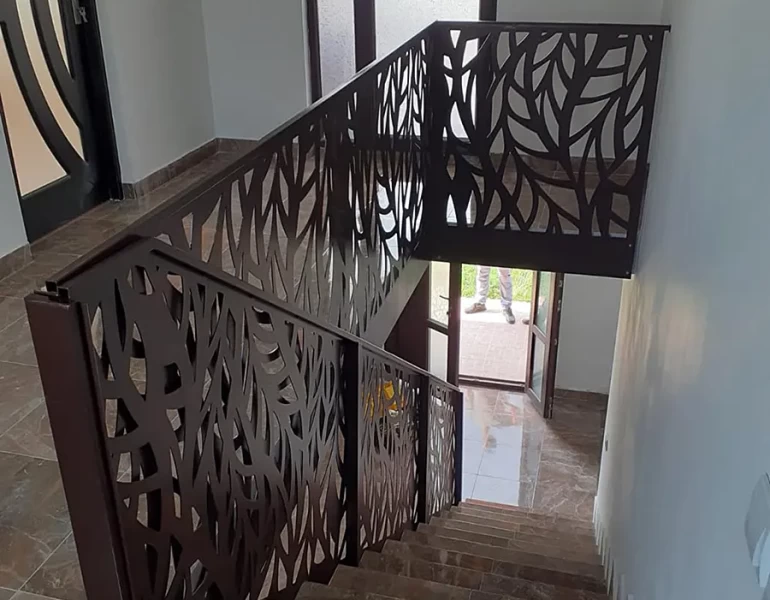 Balustrade interioare tabla decupata computerizat Cod: 1020-2