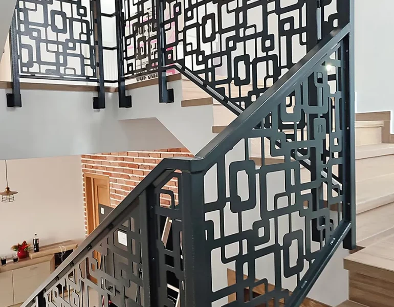 Balustrade interioare din tabla decupata modele personalizate Cod: 1093-1
