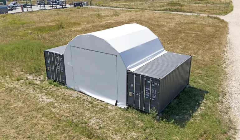 Cort container, solutie pentru organizare si depozitare