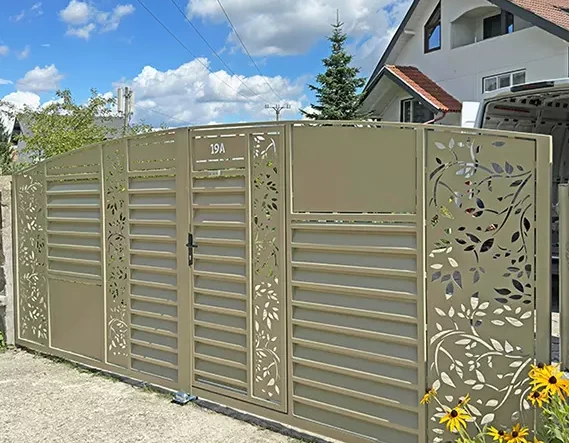 Garduri si porti din tabla decapata debitata computerizat Cod: 1194-3
